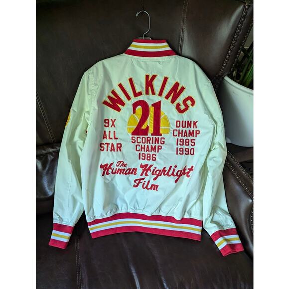 Roots of Fight Dominique Wilkins Atlanta #21 Stadium Jacket - Picture 3 of 3